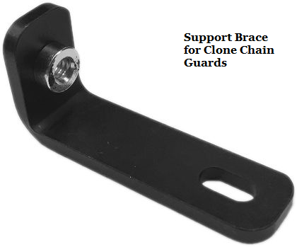 Support brace for Clone chain guards