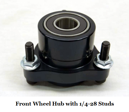 Front Wheel Hub w 1/4-28 Studs