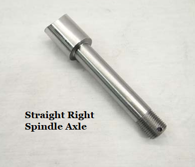 Straight Right Spindle Axle