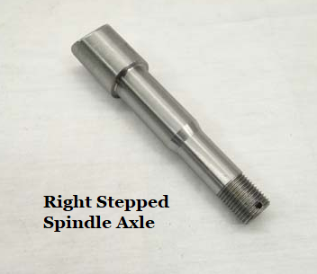Stepped Right Spindle Axle