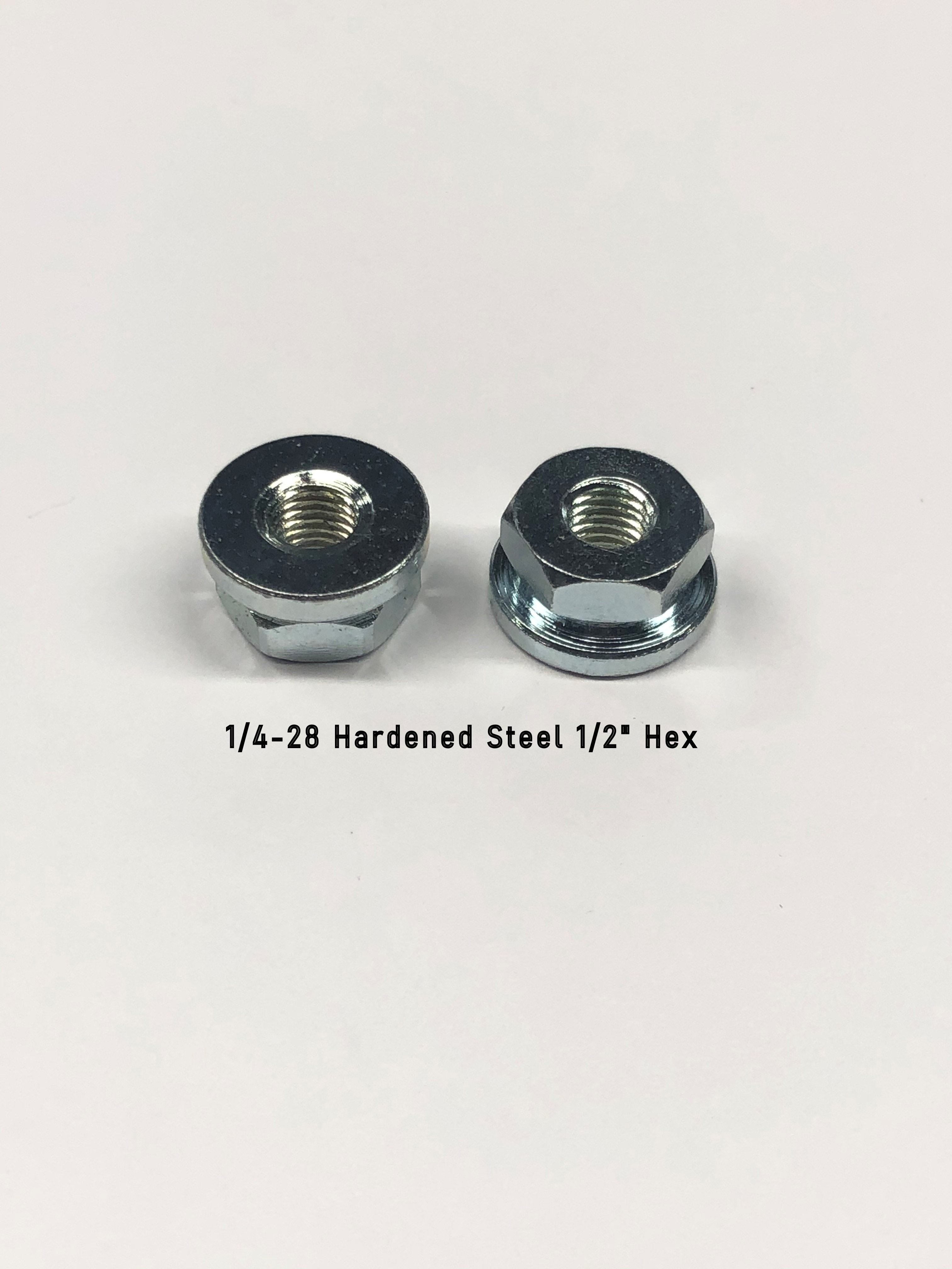 1/4-28 Hardened Steel 1/2 hex