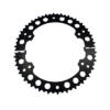 A 4-Spoke Precision Sprocket Gears in black, featuring multiple holes and notches, and a gap on the left side.