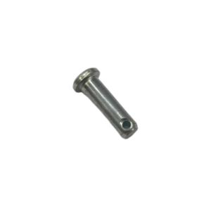 A small Cotter Pin with a slightly curved shaft and a hole near one end.