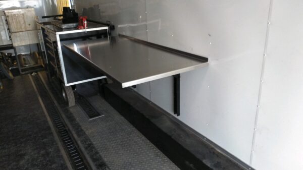 KKP Wall-Mount Folding Table 25" x 58" - Image 3